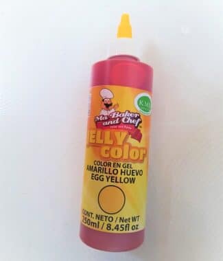 GEL COLOR AMARILLO HUEVO 250 ML