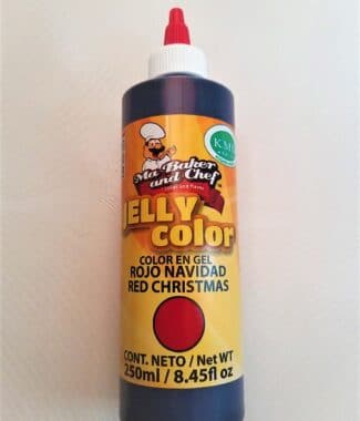 GEL COLOR ROJO NAVIDAD 250 ML