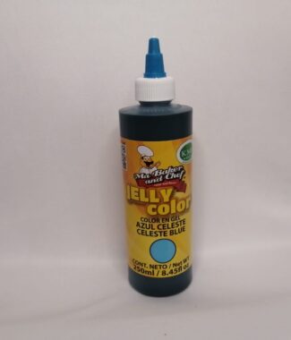 GEL COLOR AZUL CELESTE 250 ML