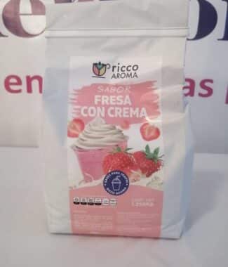 BASE SABOR FRESAS CON CREMA 1296KG